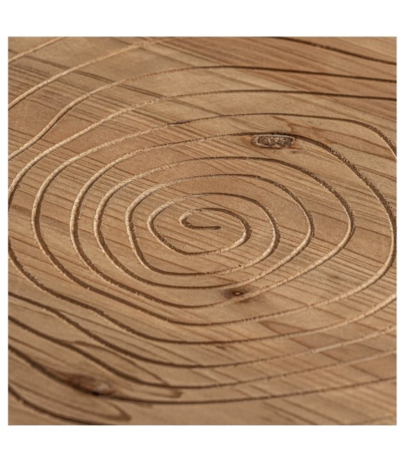 MESA DE CENTRO GIEN MADERA Y METAL