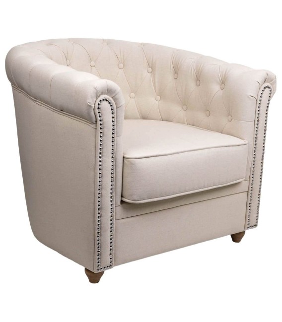 SILLÓN MOLINE LINO CRUDO 