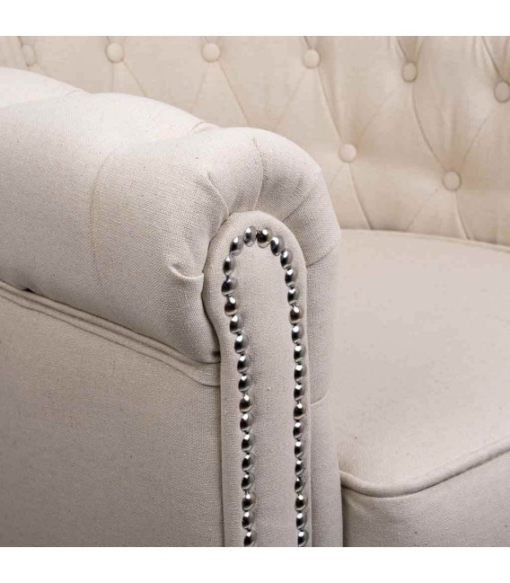 SILLÓN MOLINE LINO CRUDO 