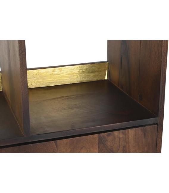 LIBRERÍA MANALI MADERA Y METAL 