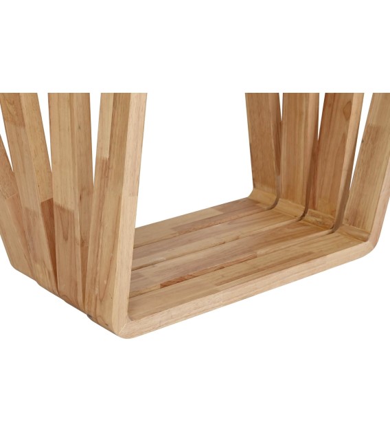 CONSOLA SHAPIRE MADERA Y CRISTAL