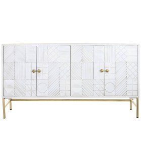 APARADOR TIAZCA MADERA Y METAL 