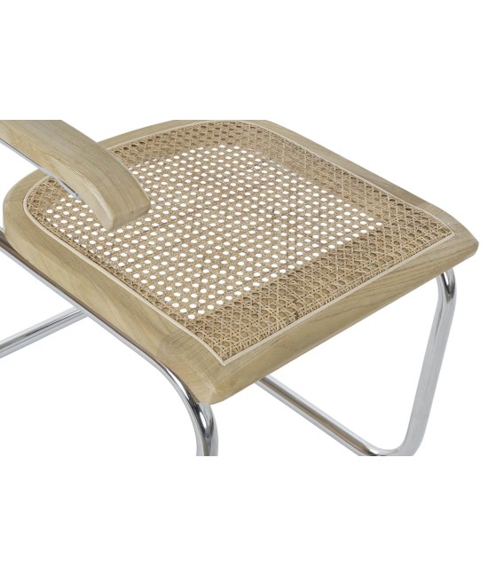 SILLÓN LOVELY MADERA NATURAL RATÁN Y METAL 