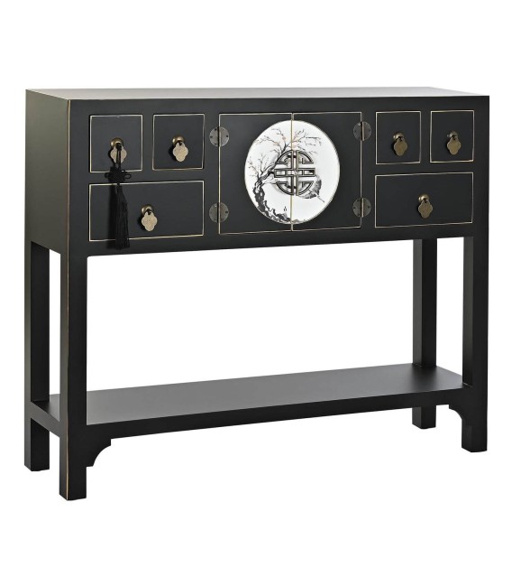 CONSOLA GRANDE MAGNOLIA NEGRA