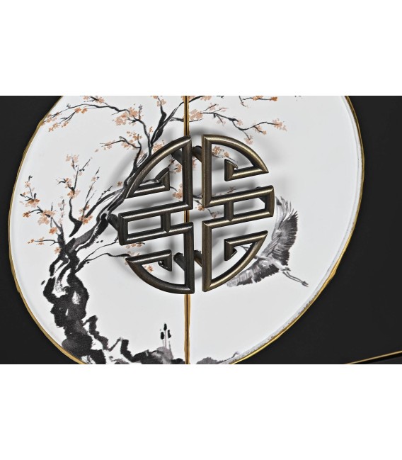 CONSOLA GRANDE MAGNOLIA NEGRA