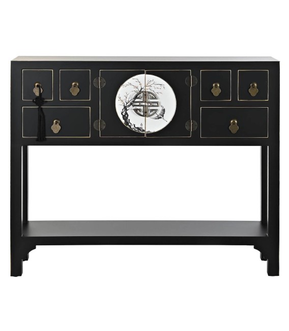 CONSOLA GRANDE MAGNOLIA NEGRA