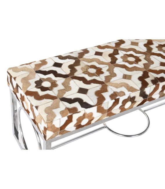 BANCO PIE DE CAMA ESCIROS METAL Y PIEL 