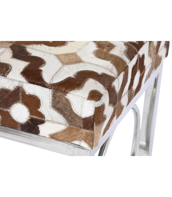 BANCO PIE DE CAMA ESCIROS METAL Y PIEL 