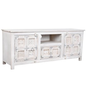 MUEBLE DE TV BENARES MADERA Y METAL 