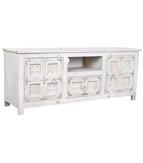 MUEBLE DE TV BENARES MADERA Y METAL 