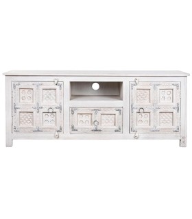 MUEBLE DE TV BENARES MADERA Y METAL 