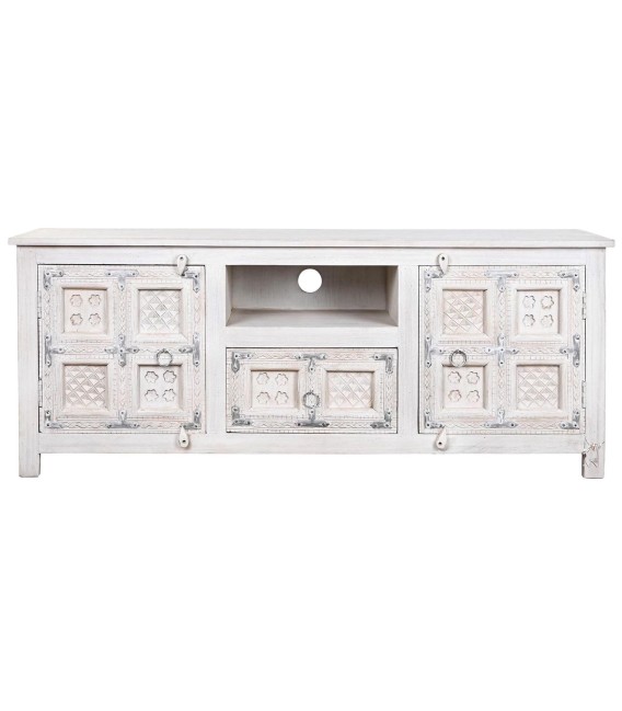 MUEBLE DE TV BENARES MADERA Y METAL 