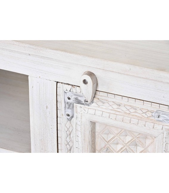 MUEBLE DE TV BENARES MADERA Y METAL 