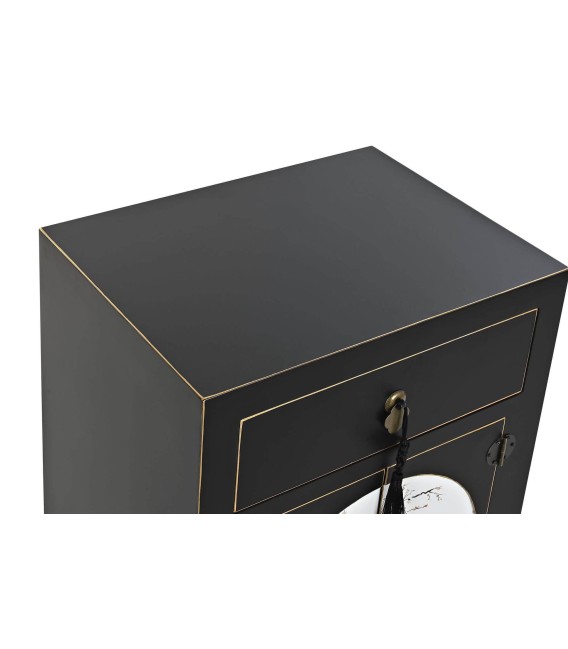 MESITA DE NOCHE MAGNOLIA NEGRA