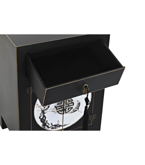 MESITA DE NOCHE MAGNOLIA NEGRA