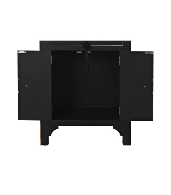 MESITA DE NOCHE MAGNOLIA NEGRA