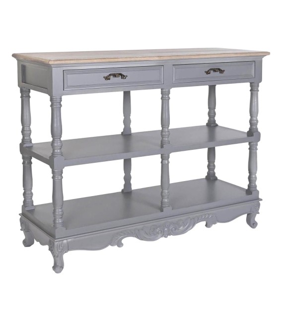 LIBRERÍA BAJA GUIMARAES MADERA GRIS MDMHOGAR