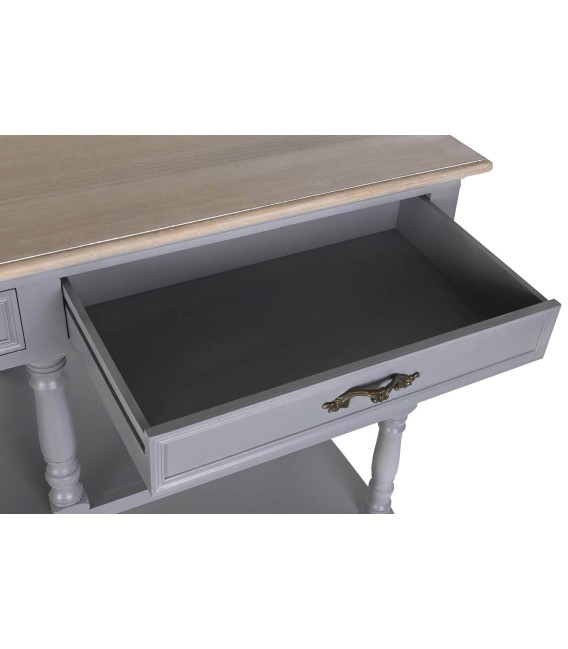 LIBRERÍA BAJA GUIMARAES MADERA GRIS MDMHOGAR