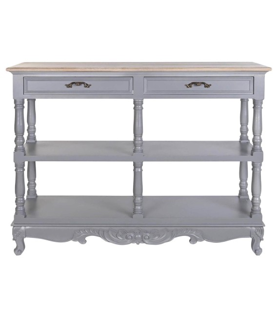 LIBRERÍA BAJA GUIMARAES MADERA GRIS MDMHOGAR