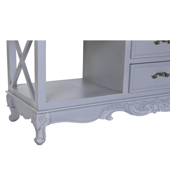 LIBRERÍA BAJA 1 GUIMARAES MADERA GRIS MDMHOGAR