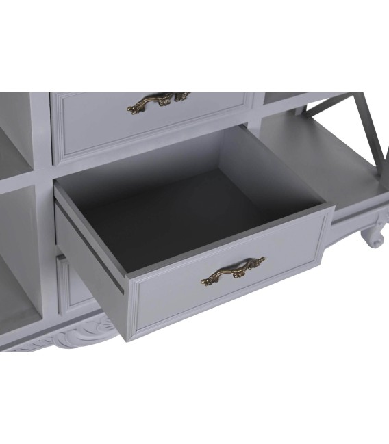 LIBRERÍA BAJA 1 GUIMARAES MADERA GRIS MDMHOGAR