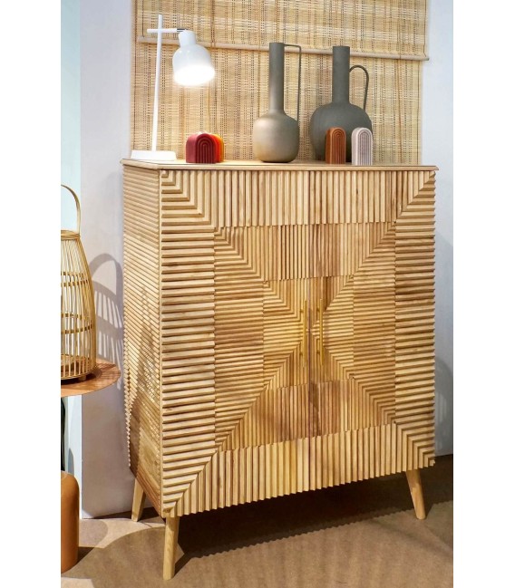 ARMARIO ALACENA MANDOLINE MADERA Y METAL