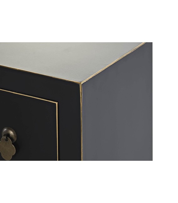 MUEBLE DE TV MAGNOLIA NEGRA MADERA 