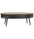 MESA DE CENTRO CAMPARI METAL Y MADERA 