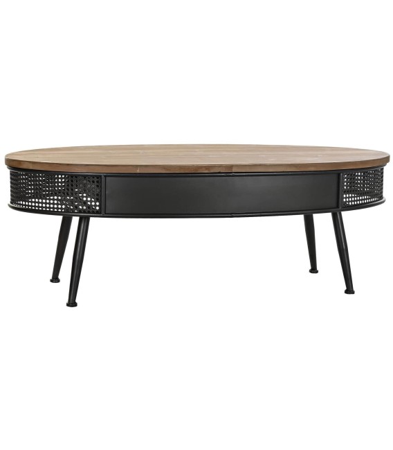 MESA DE CENTRO CAMPARI METAL Y MADERA 