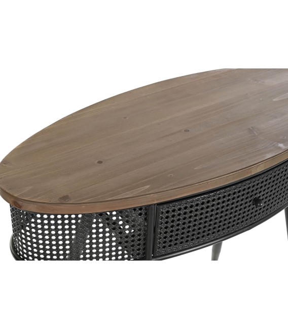 CONSOLA PEQUEÑA CAMPARI METAL Y MADERA 