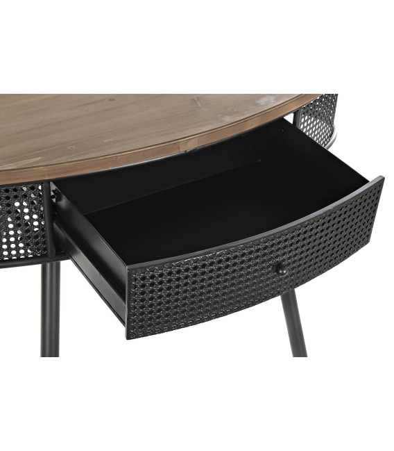 CONSOLA PEQUEÑA CAMPARI METAL Y MADERA 