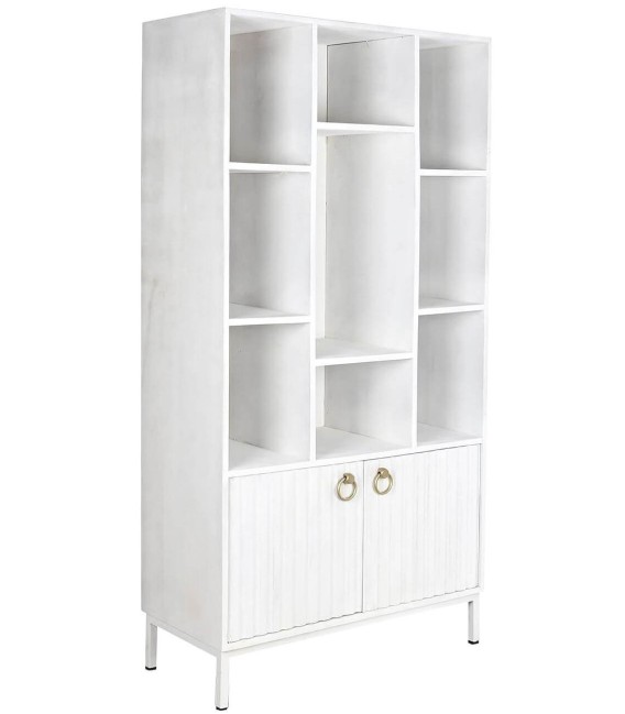 LIBRERÍA BRUMAS MADERA Y METAL 