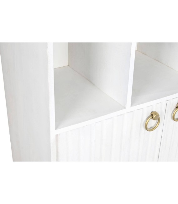 LIBRERÍA BRUMAS MADERA Y METAL 