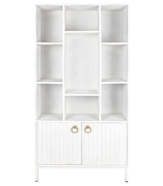 LIBRERÍA BRUMAS MADERA Y METAL 