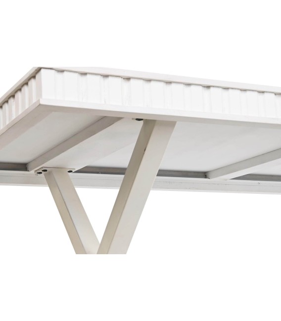 MESA DE COMEDOR BRUMAS MADERA Y METAL 