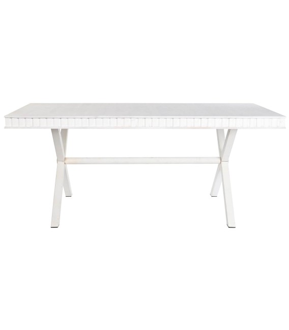 MESA DE COMEDOR BRUMAS MADERA Y METAL 