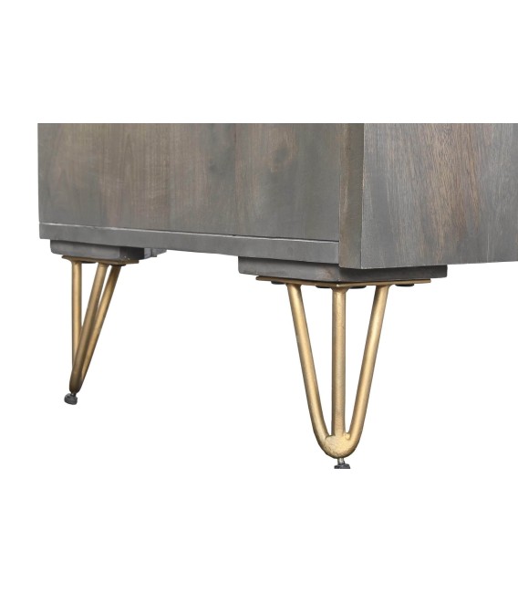 APARADOR LIDEA MADERA Y METAL 