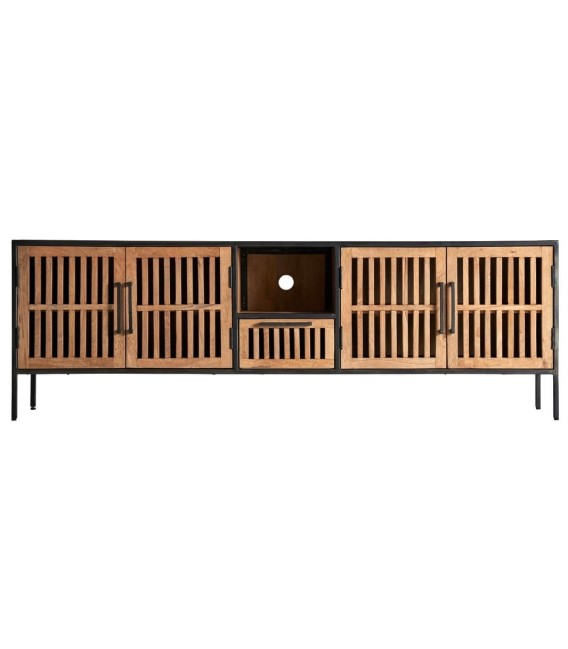MUEBLE DE TV FAGEN MADERA Y METAL 