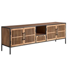 MUEBLE DE TV FAGEN MADERA Y METAL 