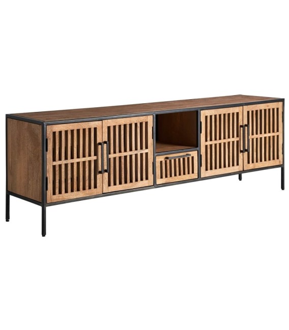 MUEBLE DE TV FAGEN MADERA Y METAL 