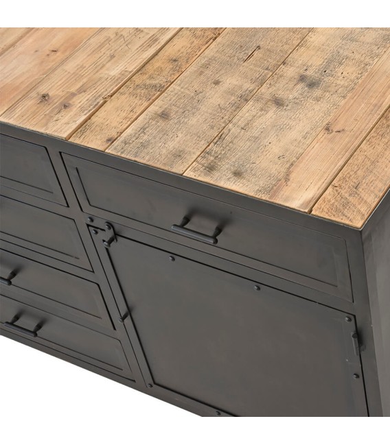 APARADOR NUBILA METAL Y MADERA 