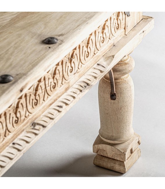 MESA DE CENTRO PAY PAY MADERA Y METAL