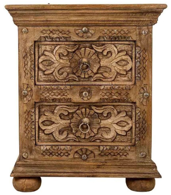 MESITA DE NOCHE METROPOLIS MADERA 