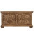 Mesita de centro baúl de madera de mango con tapa abatible1