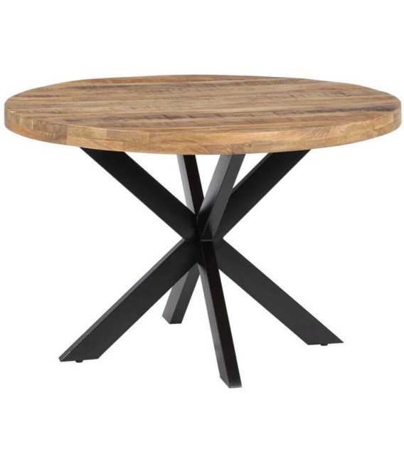 MESA DE COMEDOR SHERLOCK MADERA Y METAL 