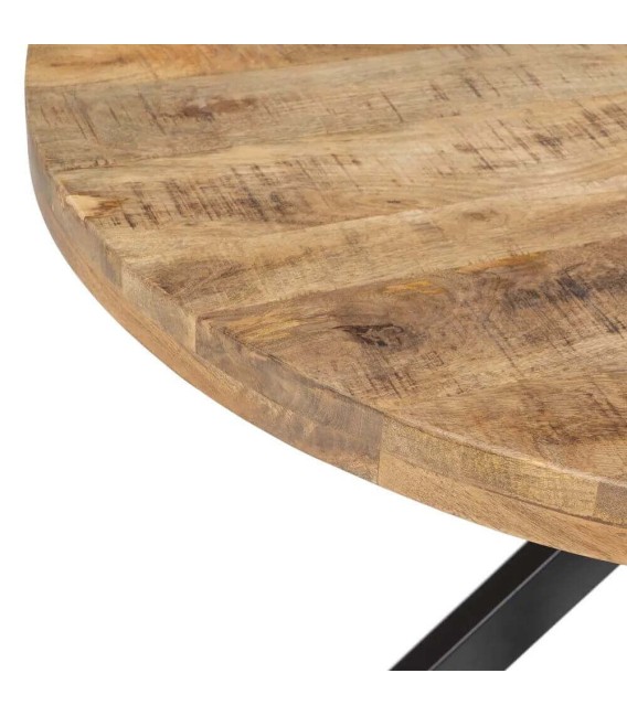 MESA DE COMEDOR SHERLOCK MADERA Y METAL 