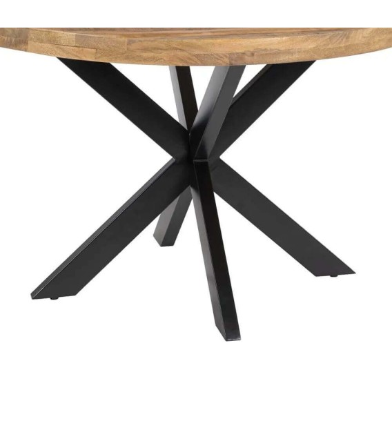 MESA DE COMEDOR SHERLOCK MADERA Y METAL 