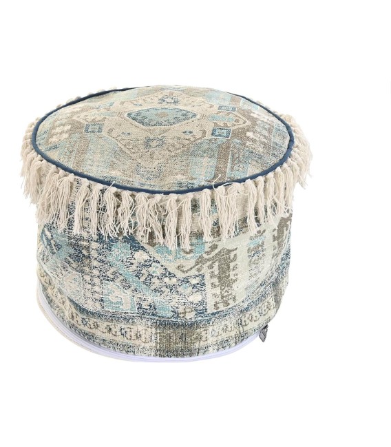 PUF MALENCA AZUL FLECOS