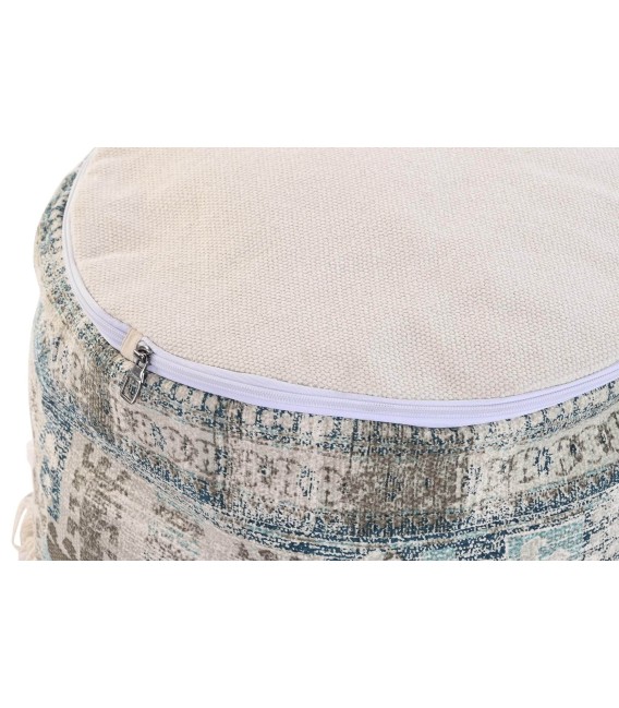 PUF MALENCA AZUL FLECOS