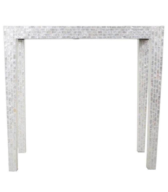 CONSOLA LOSAS CAPIZ BLANCA